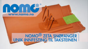 NOMO® snøfanger for skråtak – enkel montering – diskré – tilpasset ...