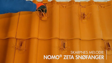 NOMO® Zeta - montering på Skarpnes Melodie falset teglstein
