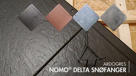NOMO® Delta - montering på Ardogres firkant keramisk takflis